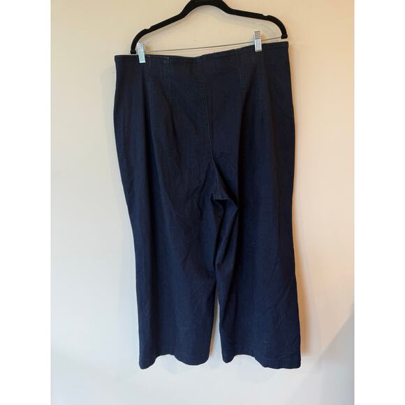 Studio By Torrid Trouser Jeans Womens 16S Black Wide Leg Super Soft High Rise - Picture 2 of 10